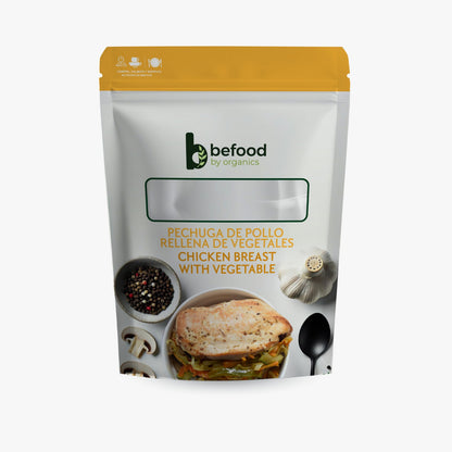 Pechuga de Pollo rellena de Vegetales