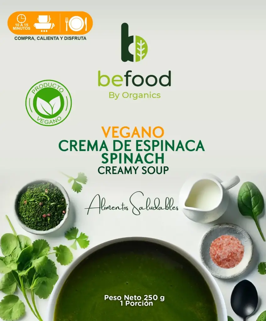 Crema de Espinaca VEGANO